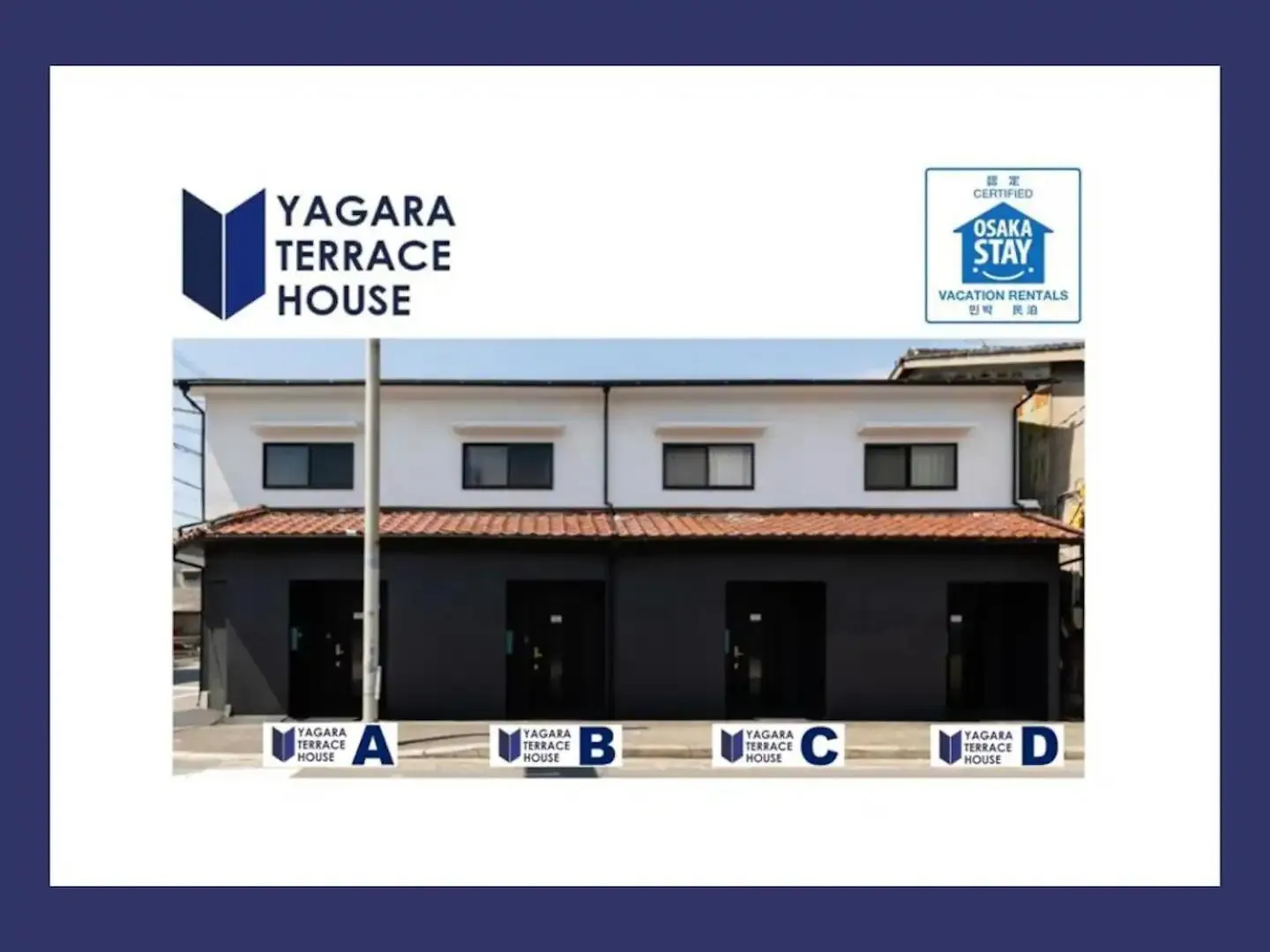 Yagara Terrace House A Apartment Osaka Japan
